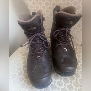 The North Face Heat Seeker 200g Insulated Waterproof Leather Snow Mens Size 10